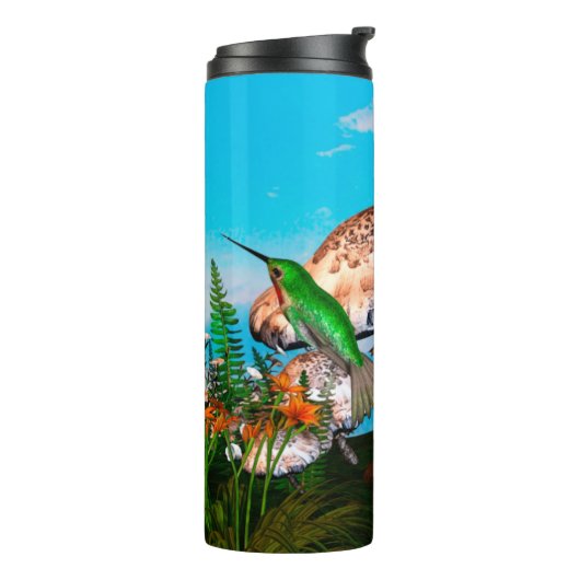 Humming Hideaway Natuur Fantasy Thermosbeker (Gedraaid links)