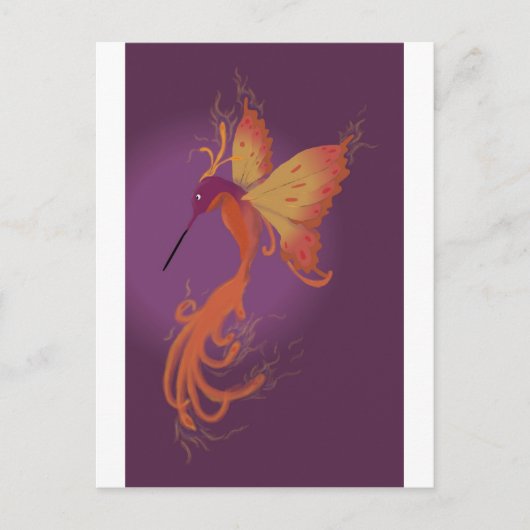 Humming Phoenix Briefkaart (Voorkant)