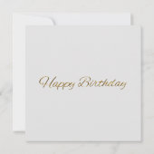 Humming vogel vliegen met bloemen Happy Birthday (Achterkant)