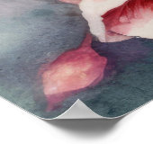 Humming Vogels en Bloemen Poster (Hoek)