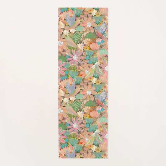 Humming vogeltuin yogamat (Voorkant)