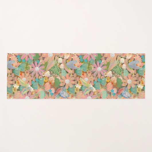 Humming vogeltuin yogamat (Voorkant (horizontaal))