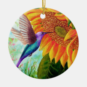 Humming voor nectar keramisch ornament