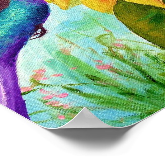 Humming voor nectar poster (Hoek)