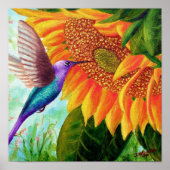 Humming voor nectar poster (Voorkant)