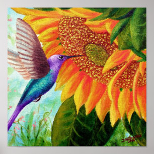 Humming voor nectar poster