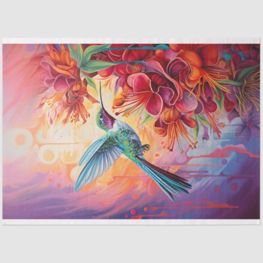 Hummingbird 1 Decoupage papier (Voorkant)