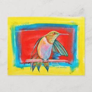 HUMMINGBIRD ©2010 SylviART™ Briefkaart