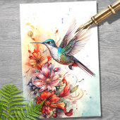 Hummingbird 2 Decoupage papier