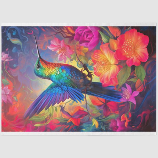 Hummingbird 5 Decoupage papier (Voorkant)