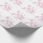 Hummingbird Abstract Roze Cadeaupapier (Hoek)