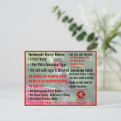 Hummingbird Academy Information Post Card Briefkaart (Staand voorkant)