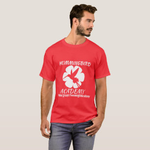 Hummingbird Academy White Logo T-shirt