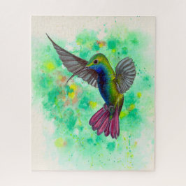 Hummingbird - acrylverf legpuzzel