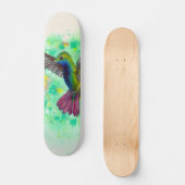 Hummingbird - acrylverfskateboard persoonlijk skateboard (Voorkant)
