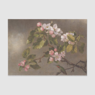 Hummingbird and Apple Blossom by Martin Heade Tissuepapier