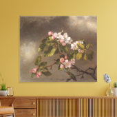 Hummingbird and Apple Blossom Canvas Afdruk (Insitu (Woonkamer))
