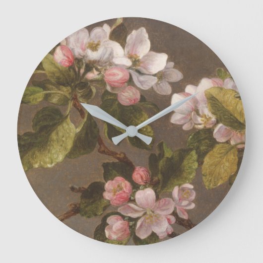 Hummingbird and Apple Blossom Grote Klok (Voorkant)
