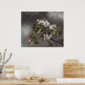 Hummingbird and Apple Blossom Martin J. Heade Poster (Keuken)