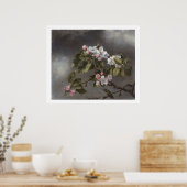 Hummingbird and Apple Blossom Martin J. Heade Poster (Keuken)