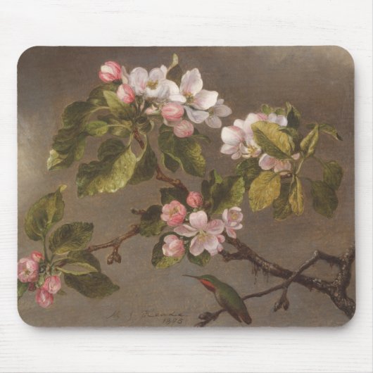 Hummingbird and Apple Blossom Muismat (Voorkant)