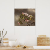 Hummingbird and Apple Blossom Poster (Keuken)