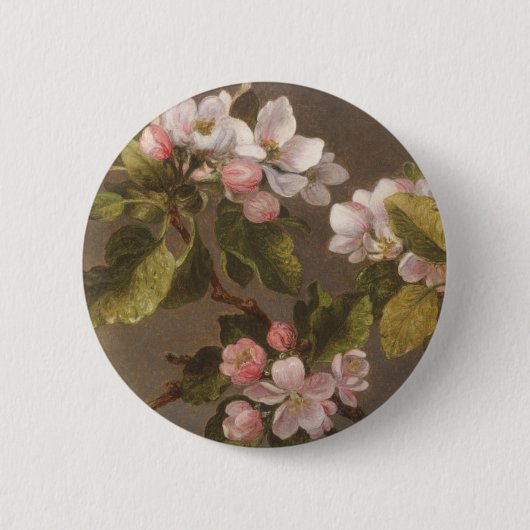 Hummingbird and Apple Blossom Ronde Button 5,7 Cm (Voorkant)