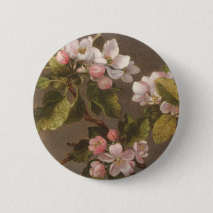 Hummingbird and Apple Blossom Ronde Button 5,7 Cm