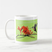 Hummingbird and Crocosmia Painting Koffiemok (Links)