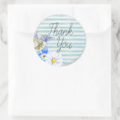 Hummingbird and Daisies Ronde Sticker (Tas)