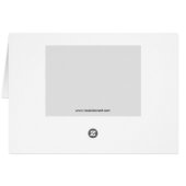 Hummingbird and Dolphin Kerstmis Kaart (Achterkant Horizontaal)