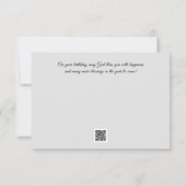 Hummingbird and Flower Birthday Kaart (Achterkant)