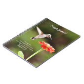  Hummingbird and Flower Faith Journal Notitieboek (Linkerzijde)