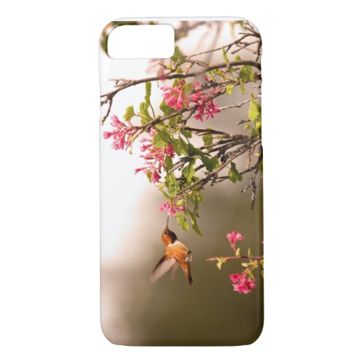 Hummingbird and Flowers Case-Mate iPhone Case (Achterkant)