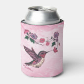 Hummingbird and Flowers Koelbox Blikjeskoeler (Blikje Voorkant)