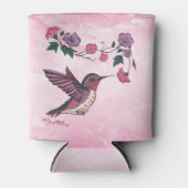 Hummingbird and Flowers Koelbox Blikjeskoeler (Voorkant)