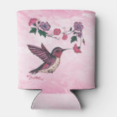 Hummingbird and Flowers Koelbox Blikjeskoeler (Achterkant)
