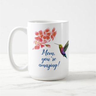 Hummingbird and Flowers Ma Koffiemok
