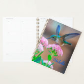 Hummingbird and Flowers Planner (Display)