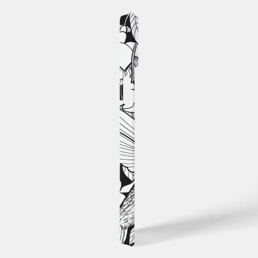 Hummingbird and fuchsia Case-Mate iPhone case (Achterkant / Rechts)