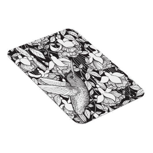 Hummingbird and fuchsia magneet (Rechterzijde)