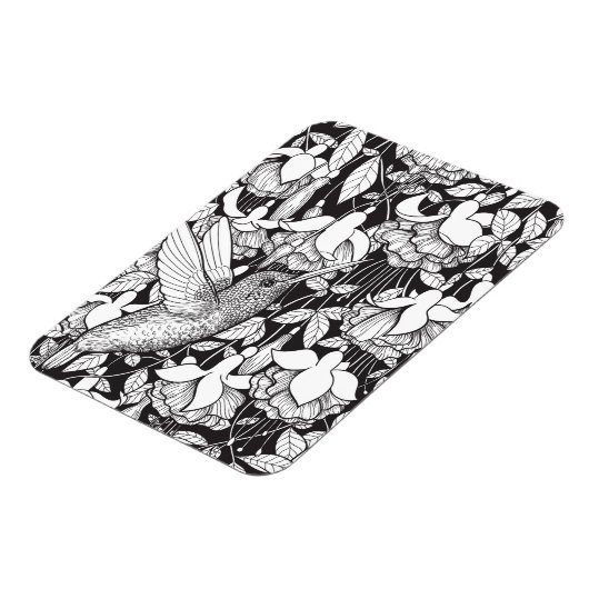 Hummingbird and fuchsia magneet (Linkerzijde)