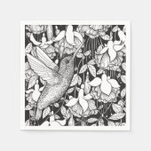 Hummingbird and fuchsia servetten (Voorkant)