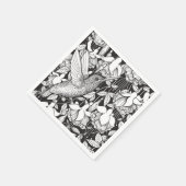 Hummingbird and fuchsia servetten (Hoek)