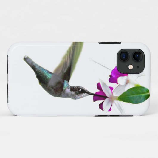 Hummingbird and Fuschia Case-Mate iPhone Case (Achterkant (horizontaal))