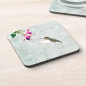 Hummingbird and Fuschia Drankjes Onderzetter (Linkerzijde)