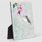 Hummingbird and Fuschia Fotoplaat (Zijkant)