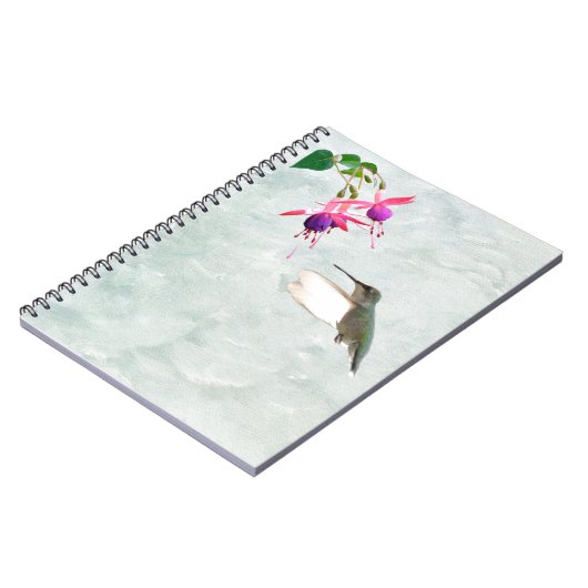 Hummingbird and Fuschia Notitieboek (Linkerzijde)