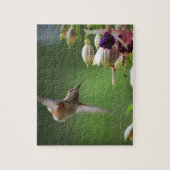 Hummingbird and Fushia Plant Legpuzzel (Verticaal)