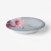 Hummingbird and Hibiscus | Blue Wedding Papieren Kommen (Gebogen)